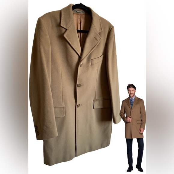 ICA Misto Cashmire ITALY Men's Structured Coat/Jacket Wool/Cashmire Size…